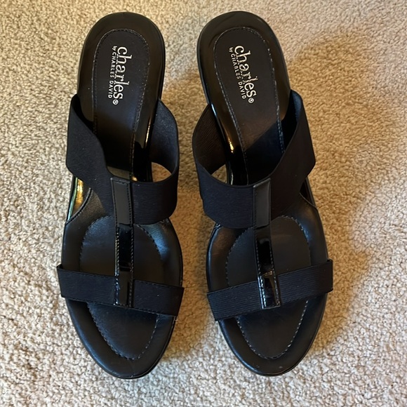 Charles by Charles David jute wedge sandals - Picture 2 of 8